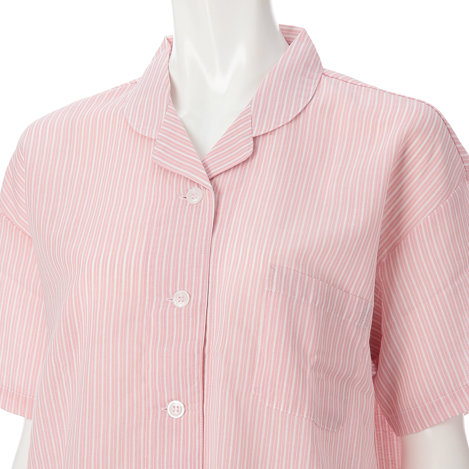 婦人 アセドロン半袖5分丈パンツパジャマ - 画像3