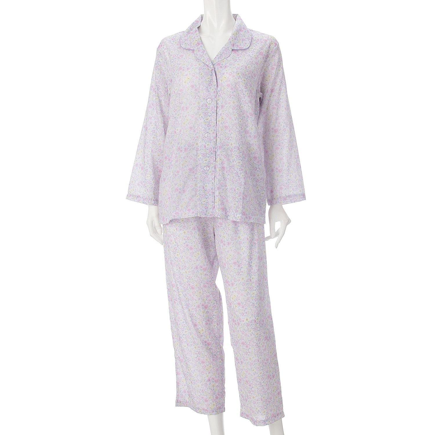 GUNZE COOL PLUS 背中メッシュ 長袖長パンツパジャマ - 画像3