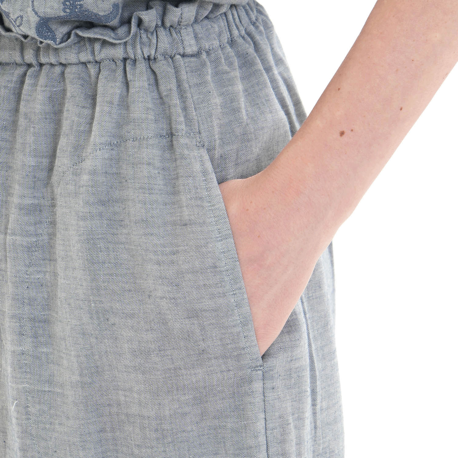 Narue 50／ダブルガーゼシャンブレープラージュセットアップ - 画像16