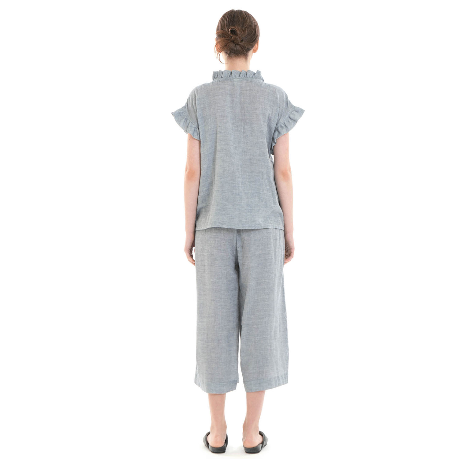 Narue 50／ダブルガーゼシャンブレープラージュセットアップ - 画像18