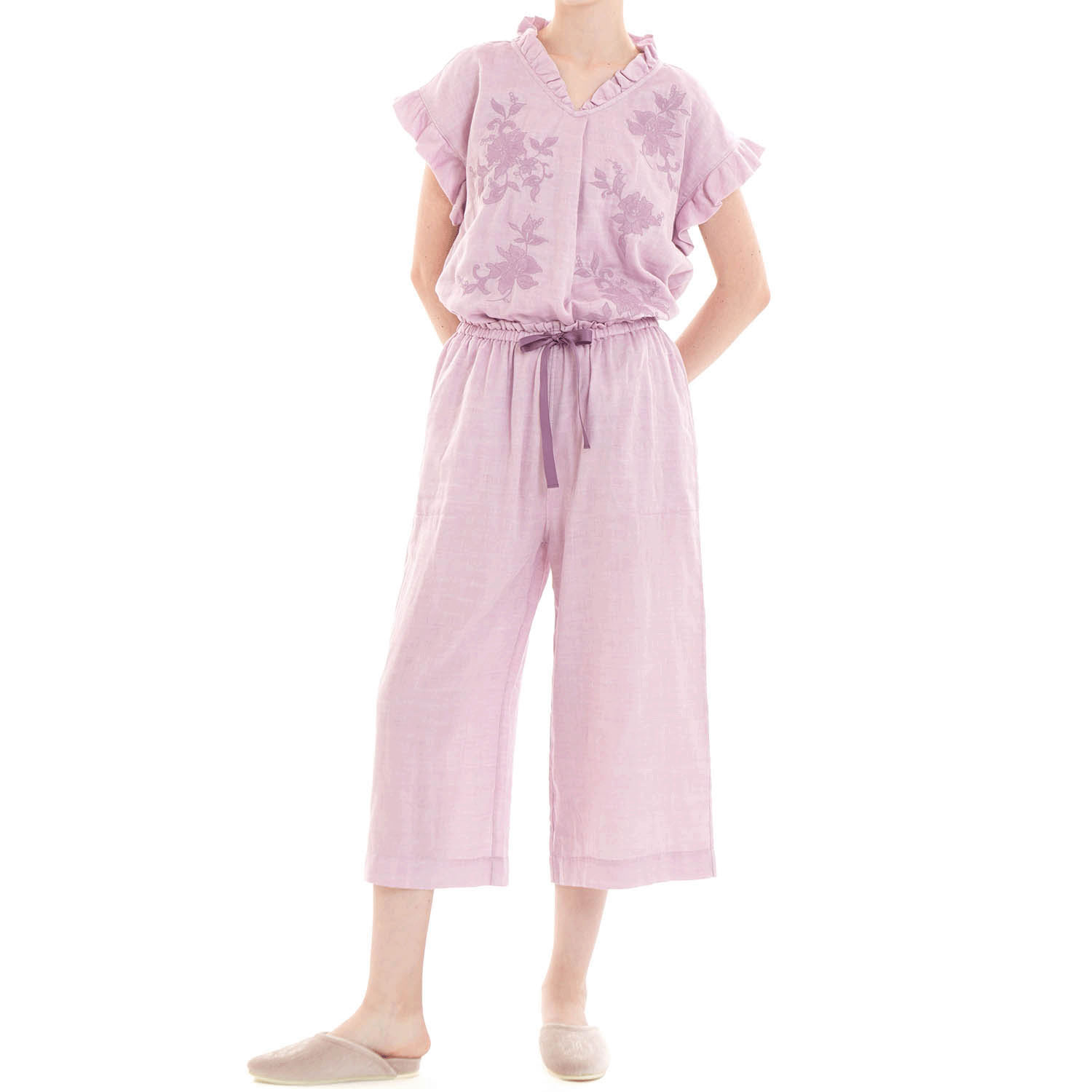 Narue 50／ダブルガーゼシャンブレープラージュセットアップ - 画像21