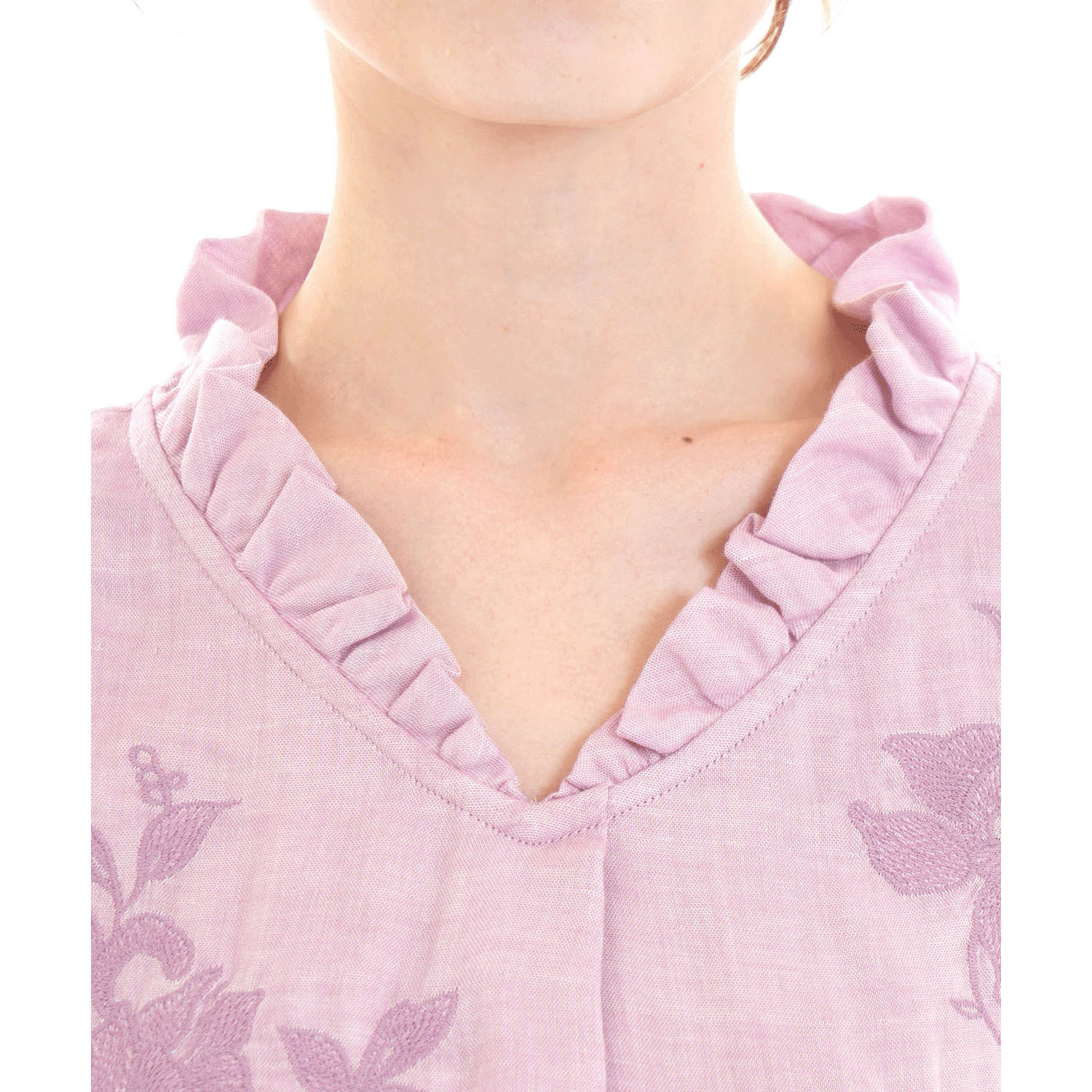 Narue 50／ダブルガーゼシャンブレープラージュセットアップ - 画像22