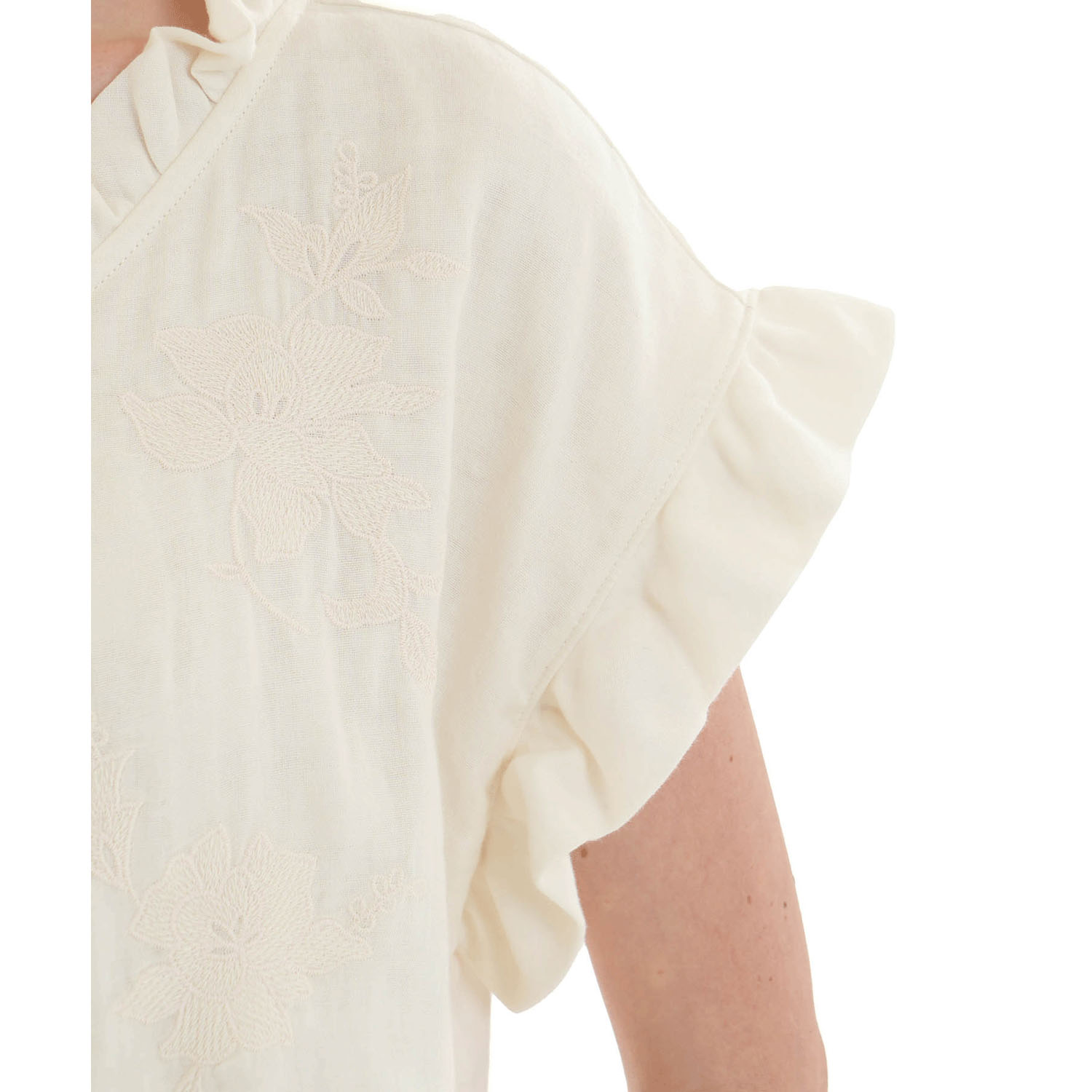 Narue 50／ダブルガーゼシャンブレープラージュセットアップ - 画像5