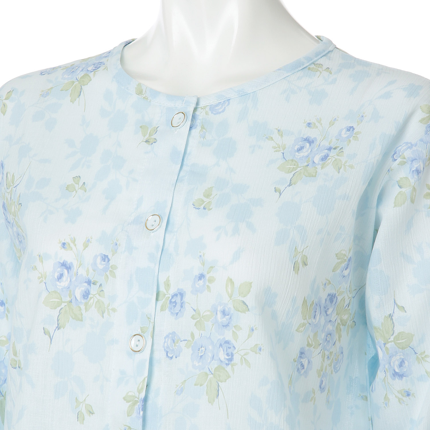 婦人楊柳全開長袖パジャマ プチサイズ - 画像5