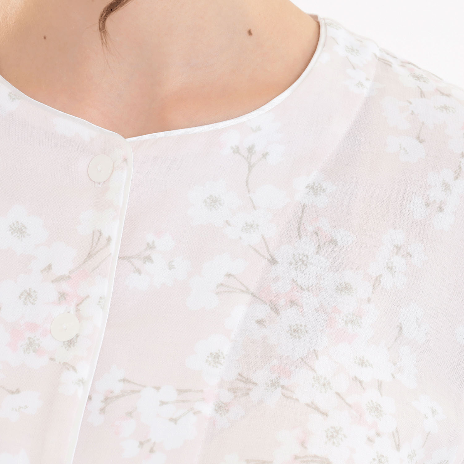 Narue 50／Wガーゼチェリーブロッサムパジャマ - 画像11