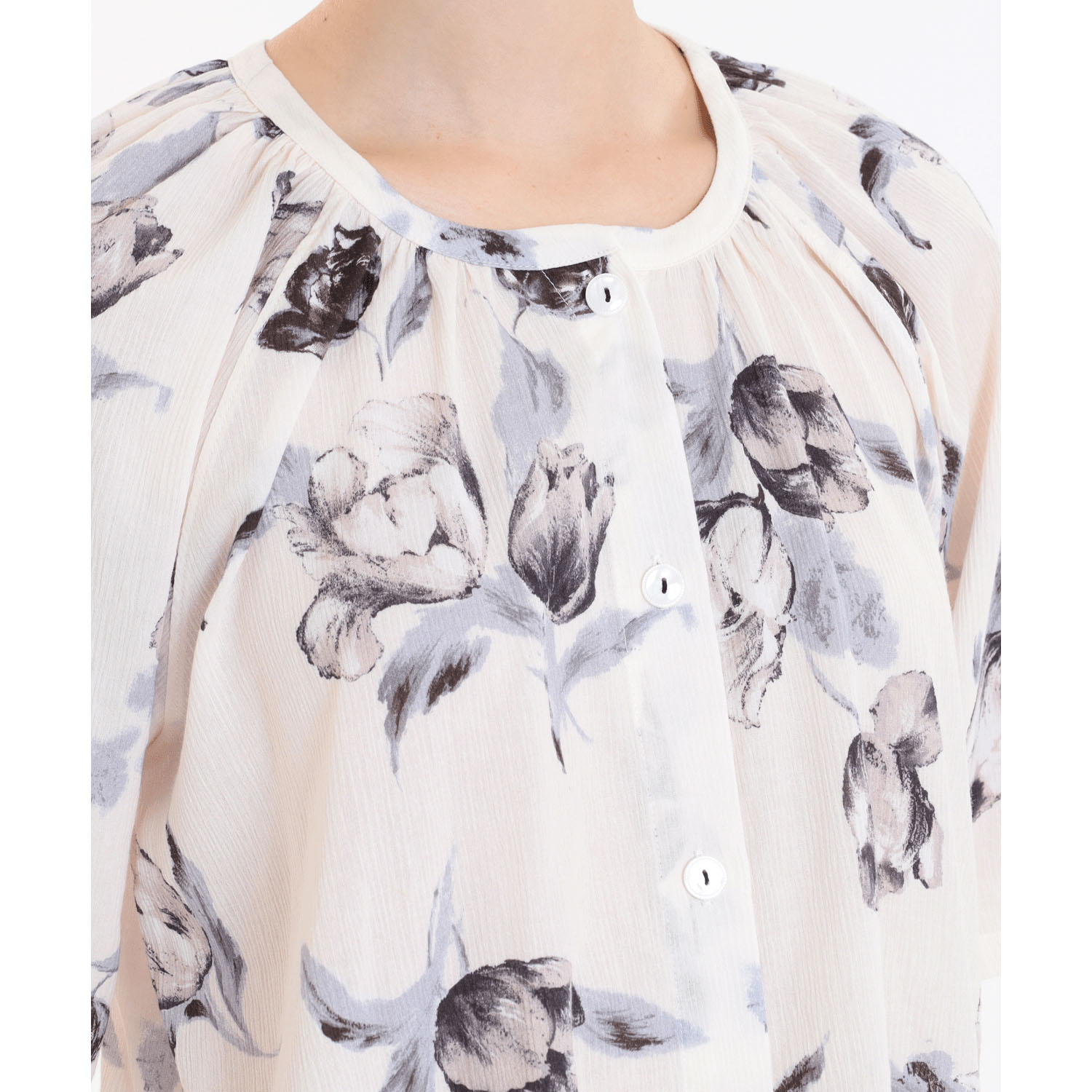 Narue 高島ちぢみチューリップベールパジャマ - 画像4