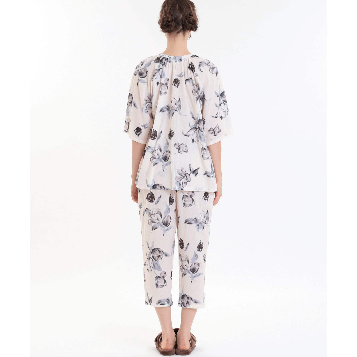 Narue 高島ちぢみチューリップベールパジャマ - 画像5