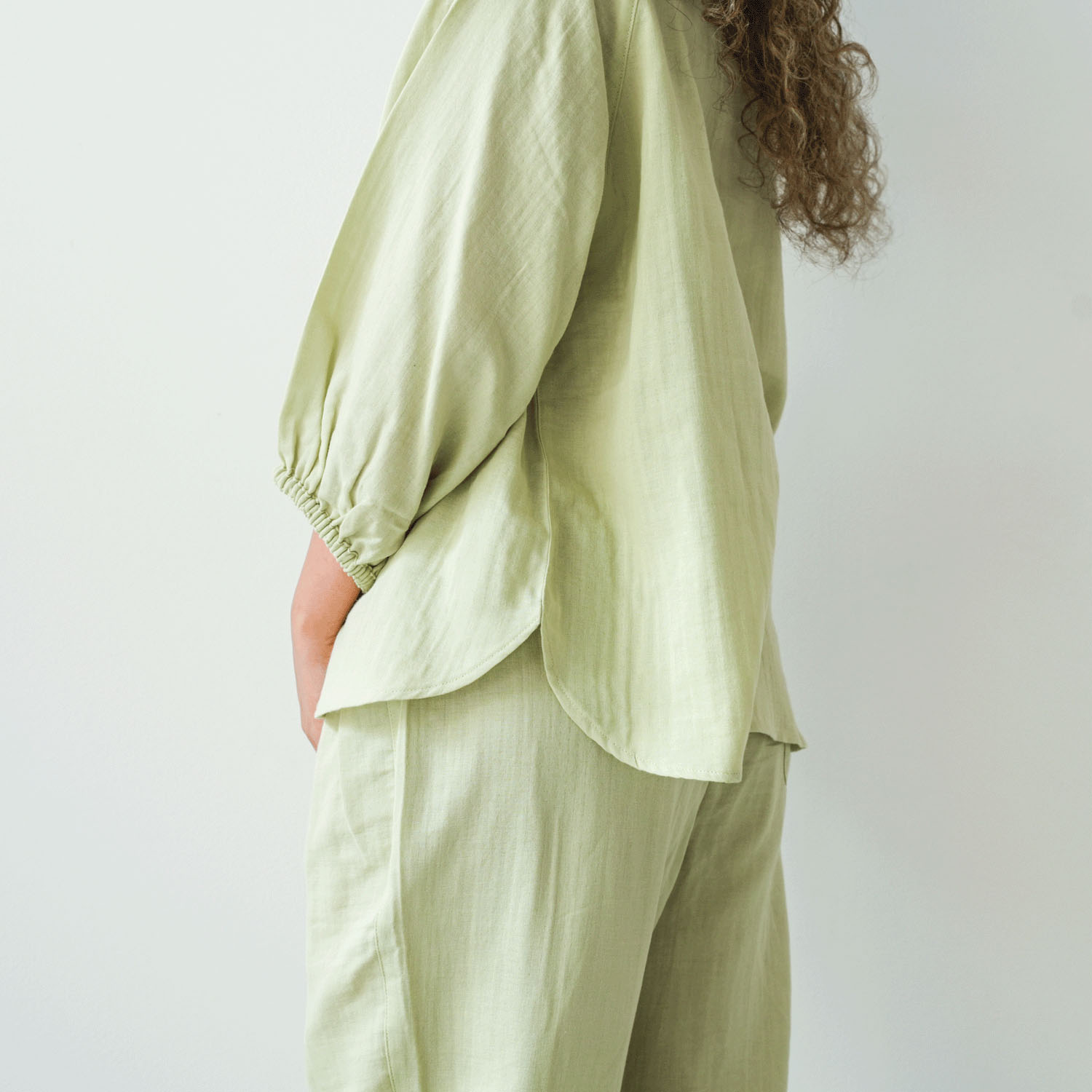 着る保湿クリーム ギャザーボリューム袖7分袖パジャマ - 画像11