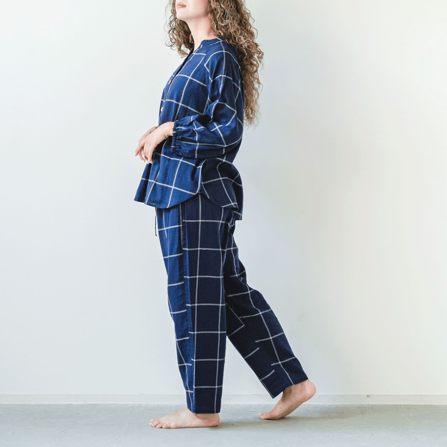 着る保湿クリーム ギャザーボリューム袖7分袖パジャマ - 画像14