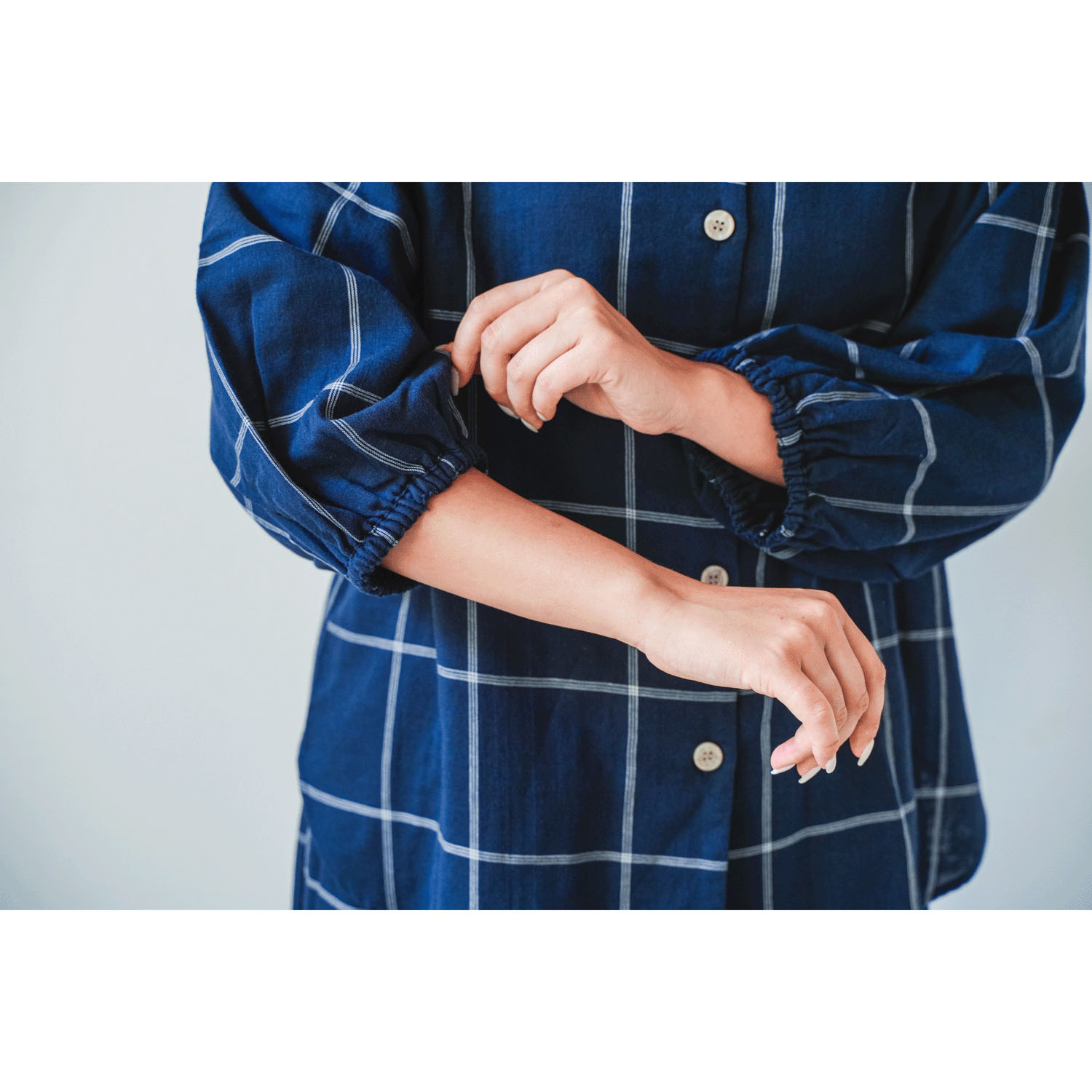 着る保湿クリーム ギャザーボリューム袖7分袖パジャマ - 画像17