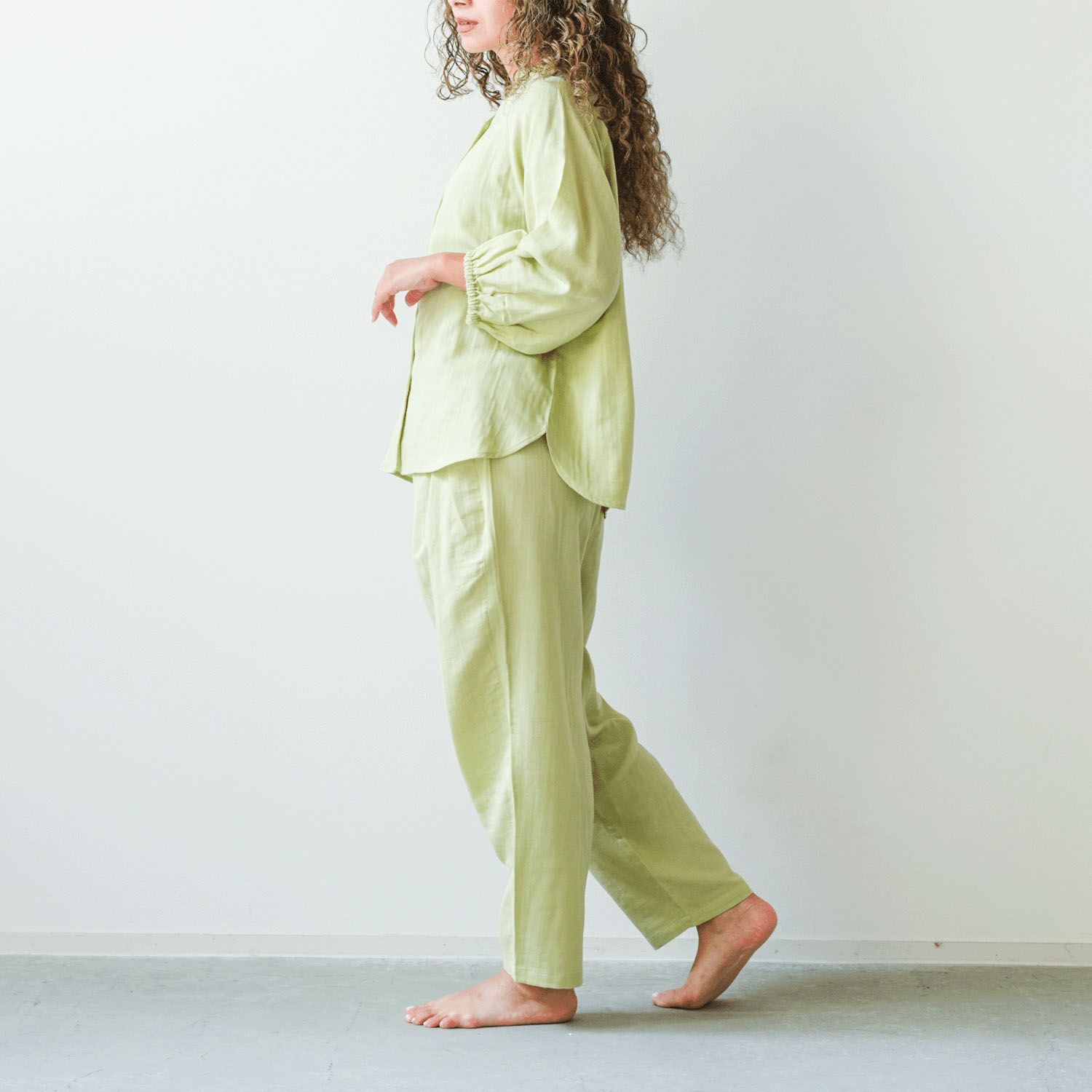 着る保湿クリーム ギャザーボリューム袖7分袖パジャマ - 画像8