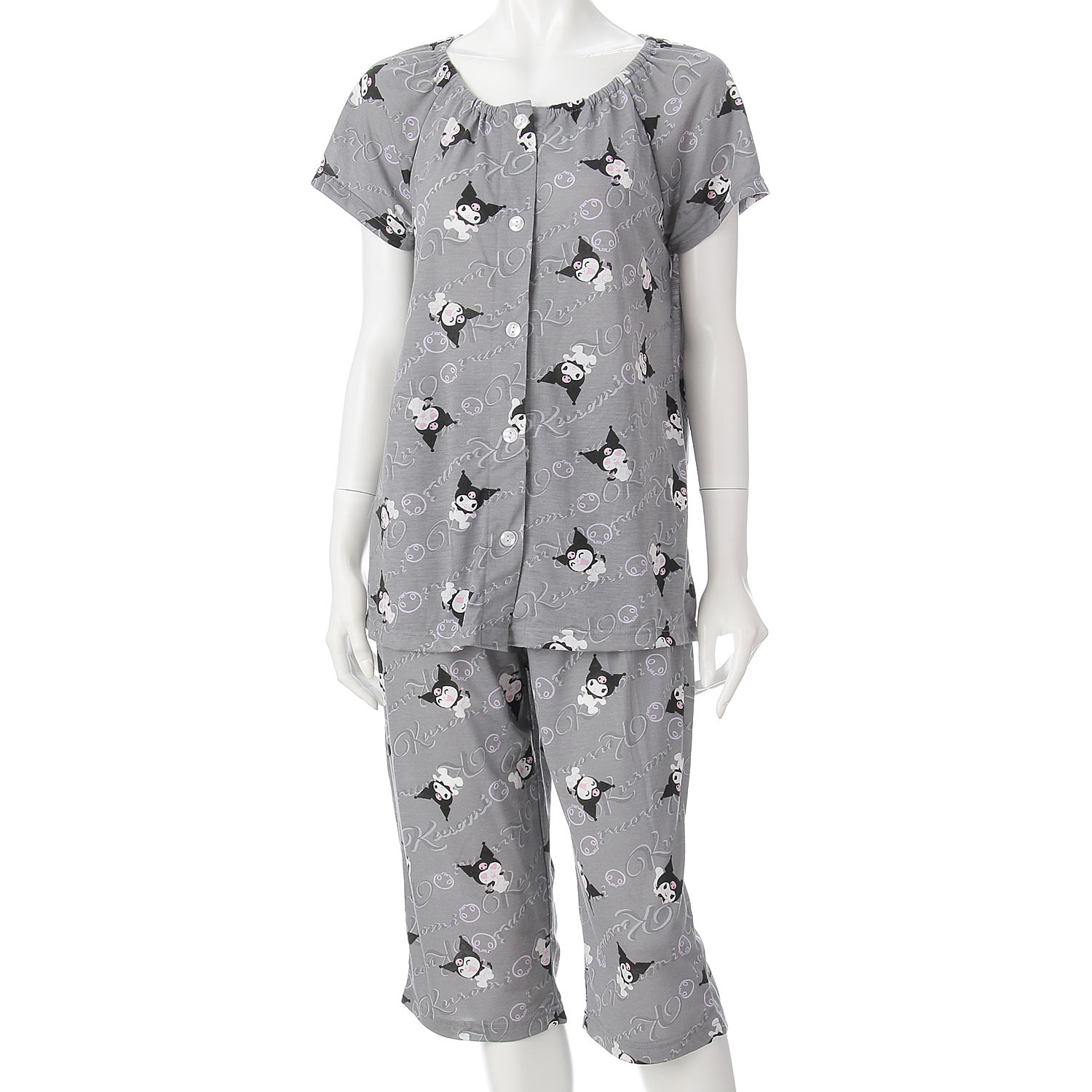 SANRIO クロミ 半袖6分丈パンツセットアップ - 画像1