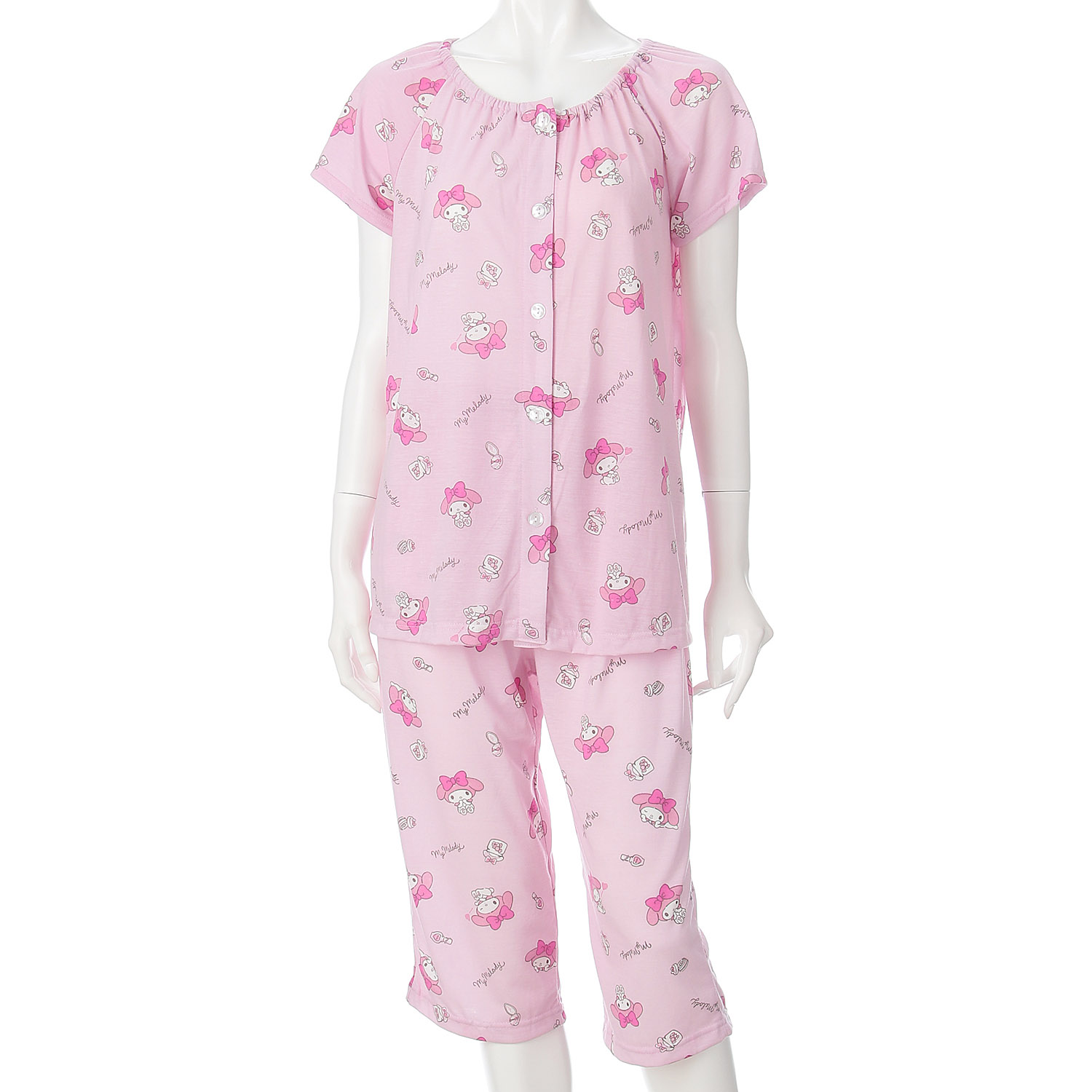 SANRIO マイメロディ 半袖6分丈パンツセットアップ - 画像1