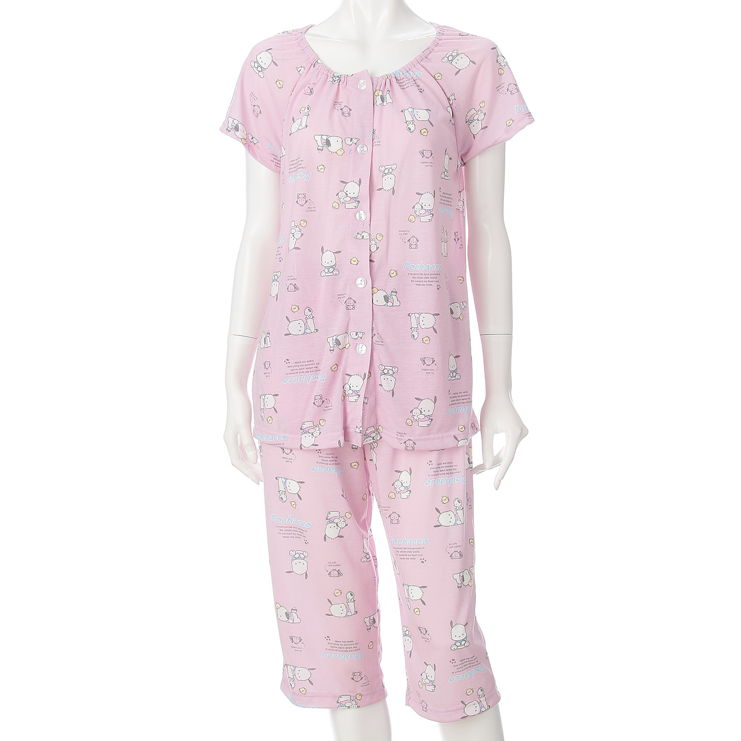 SANRIO ポチャッコ  半袖6分丈パンツセットアップ - 画像1