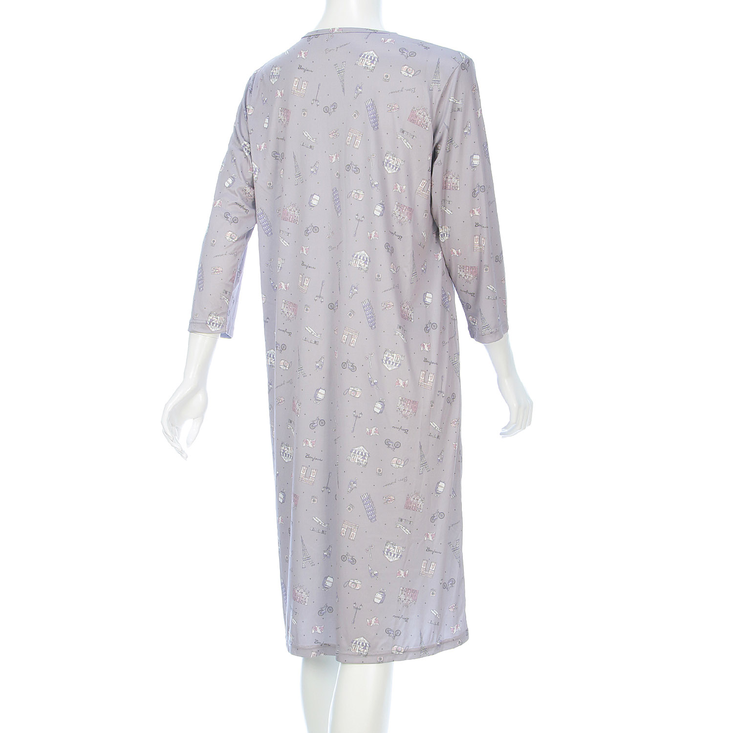 ジョワイユニュイ ポーチ付 携帯パジャマ ワンピース  トラベルドット - 画像3