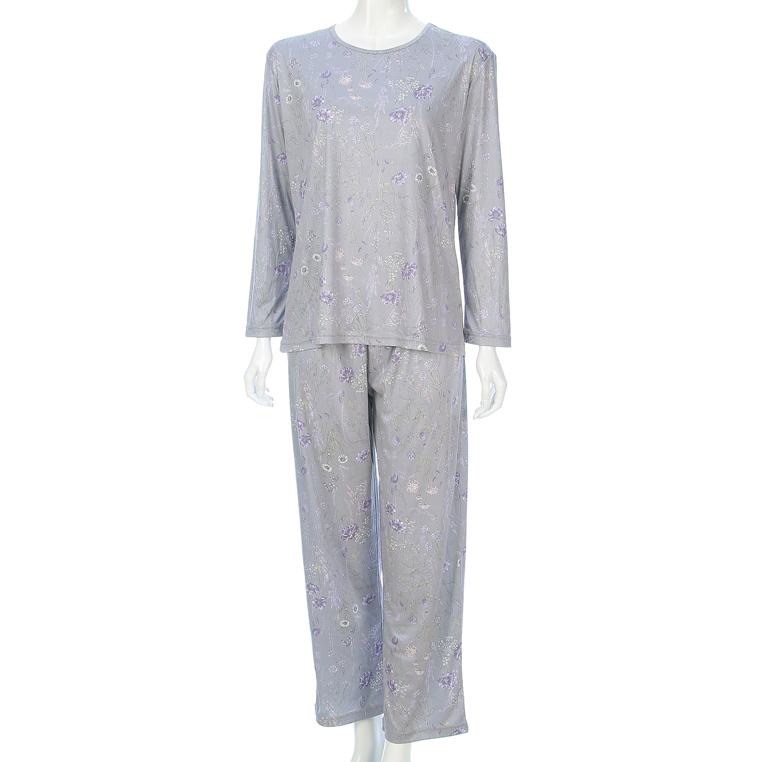 ジョワイユニュイ ポーチ付 携帯パジャマ Tスーツ ボタニカル - 画像2