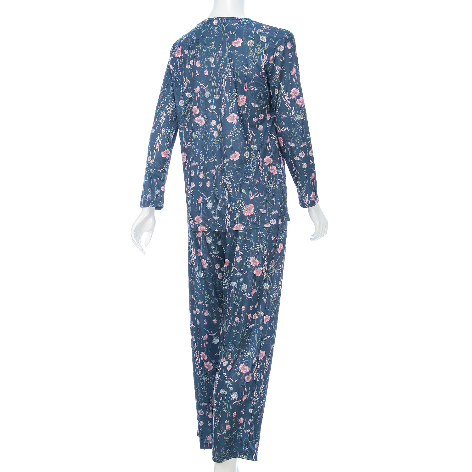 ジョワイユニュイ ポーチ付 携帯パジャマ Tスーツ ボタニカル - 画像9