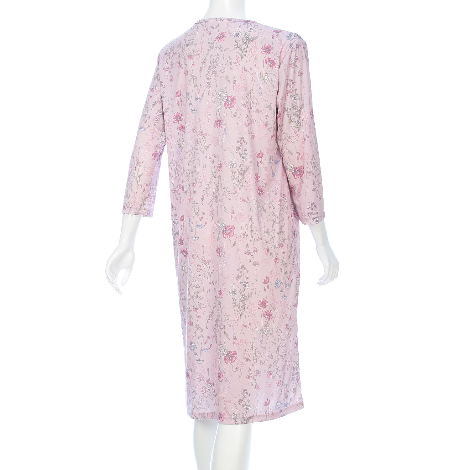 ジョワイユニュイ ポーチ付 携帯パジャマ ワンピース  ボタニカル - 画像4