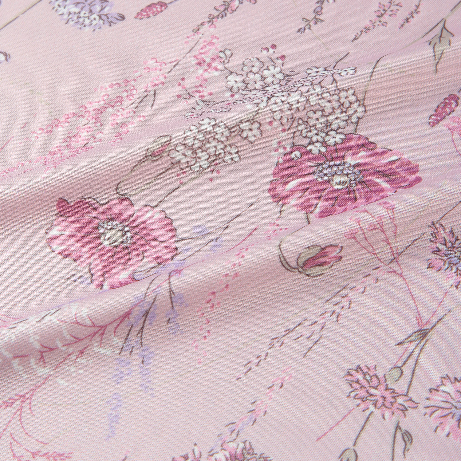 ジョワイユニュイ ポーチ付 携帯パジャマ ワンピース  ボタニカル - 画像5