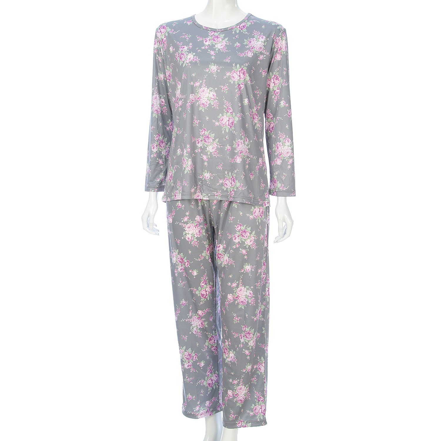 ジョワイユニュイ ポーチ付 携帯パジャマ Tスーツ  エレガントローズ - 画像2