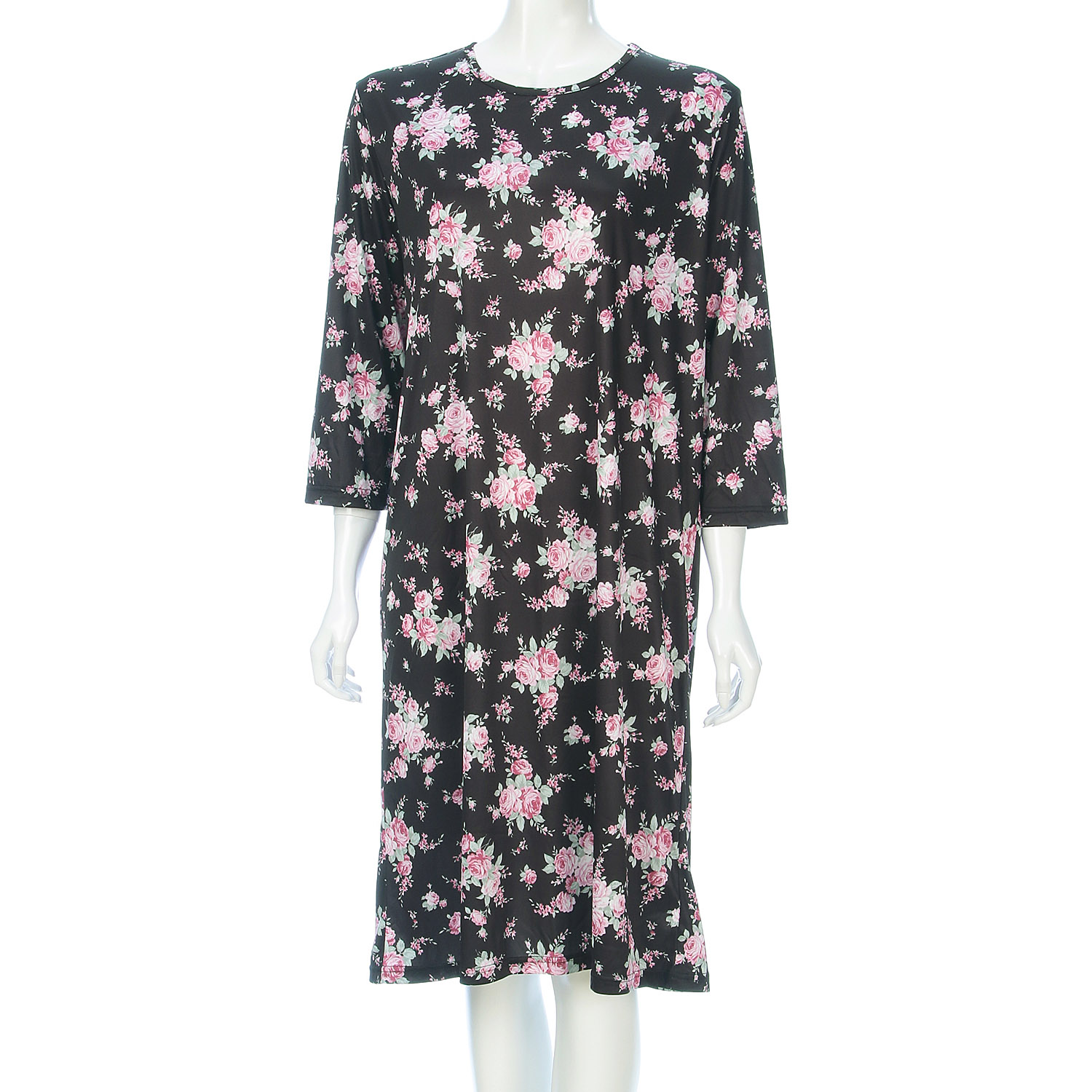 ジョワイユニュイ ポーチ付 携帯パジャマ ワンピース  エレガントローズ - 画像2