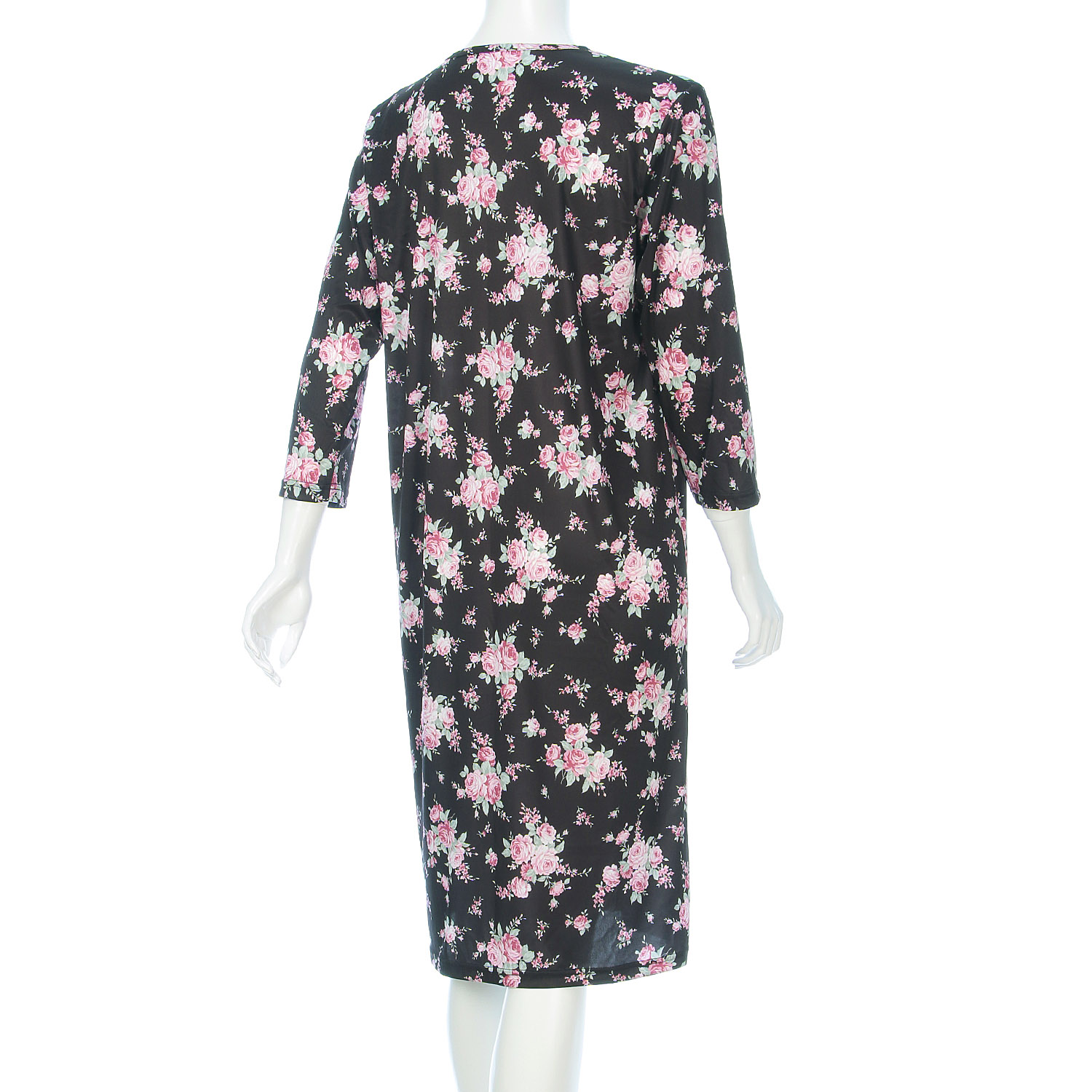 ジョワイユニュイ ポーチ付 携帯パジャマ ワンピース  エレガントローズ - 画像3