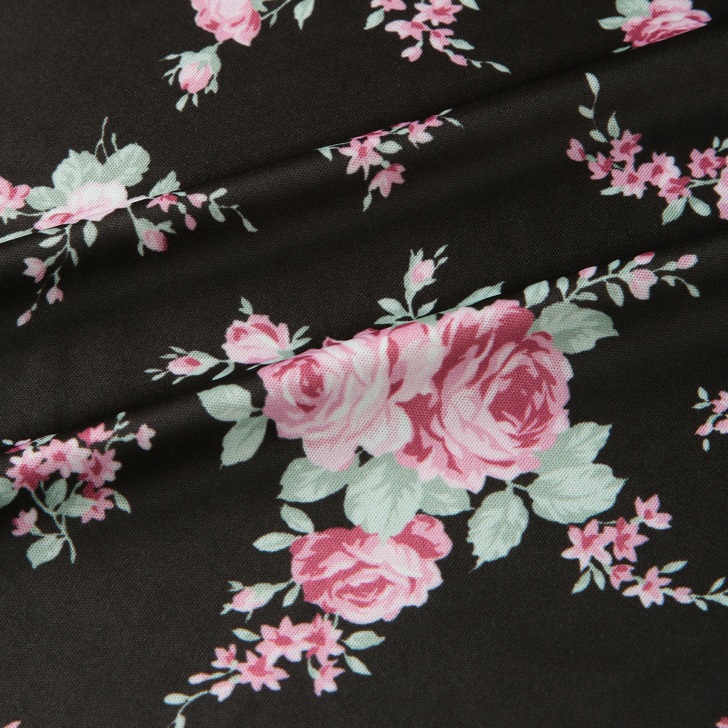 ジョワイユニュイ ポーチ付 携帯パジャマ ワンピース  エレガントローズ - 画像4