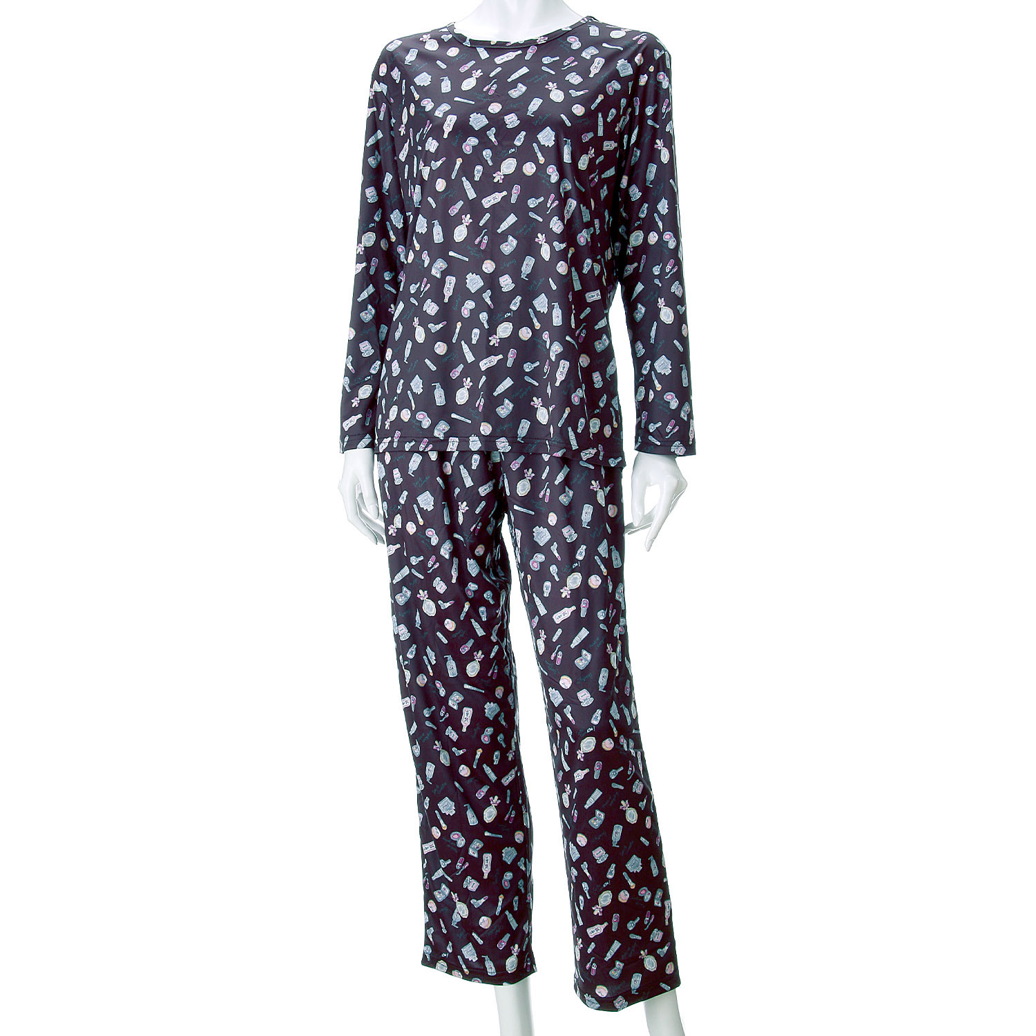 ジョワイユニュイ ポーチ付 携帯パジャマ Tスーツ コスメ - 画像2