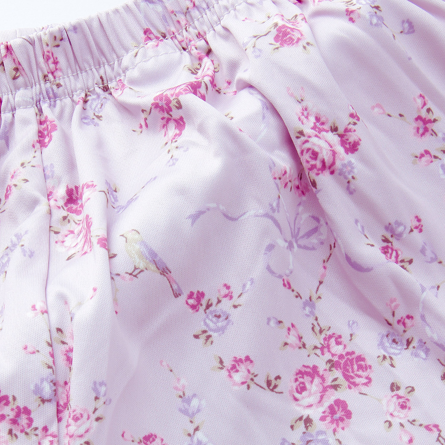 ジョワイユニュイ ポーチ付 携帯パジャマ Tスーツ リボンブーケ - 画像8