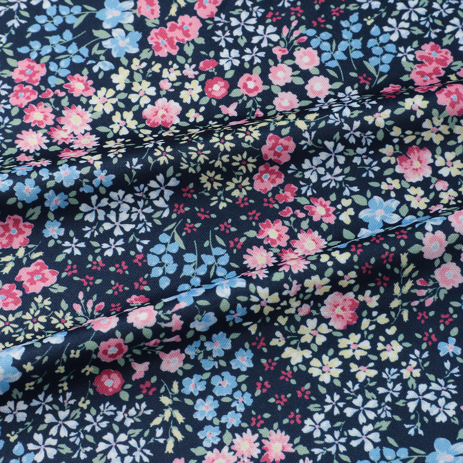 ジョワイユニュイ ポーチ付 携帯パジャマ Tスーツ フラワーガーデン - 画像4