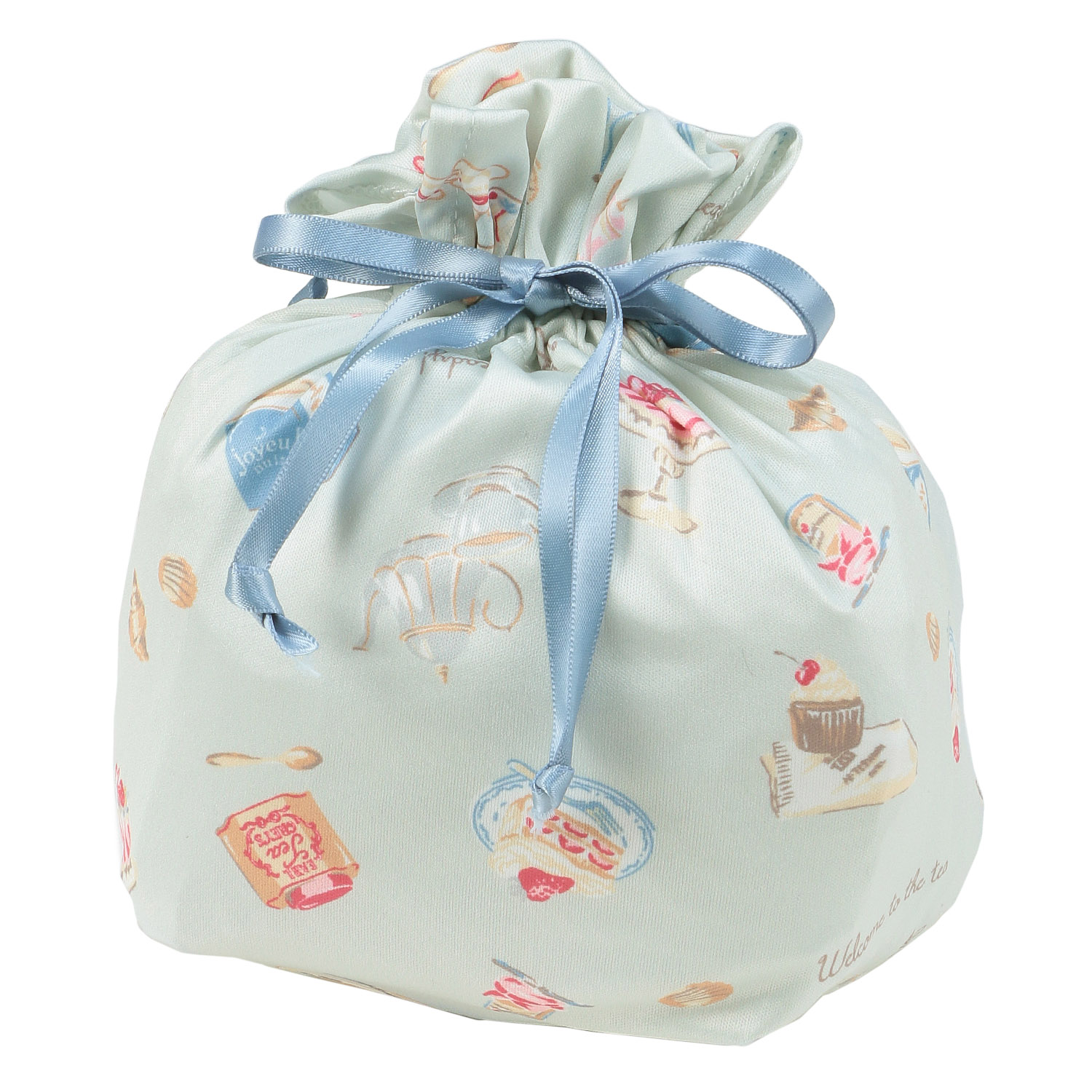 ジョワイユニュイ ポーチ付 携帯パジャマ Tスーツ ティーパーティー - 画像5