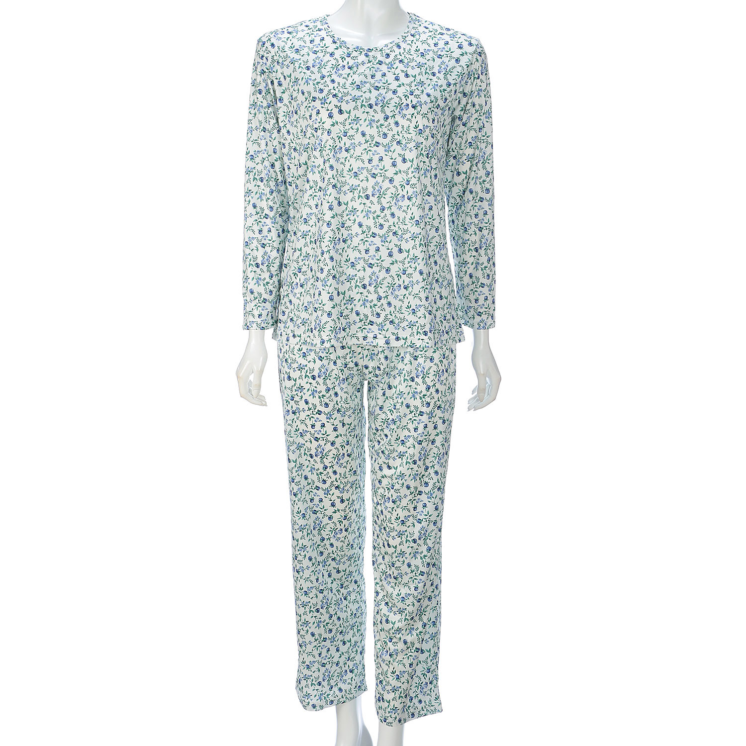 ジョワイユニュイ ポーチ付 携帯パジャマ Tスーツ 木の実 - 画像2