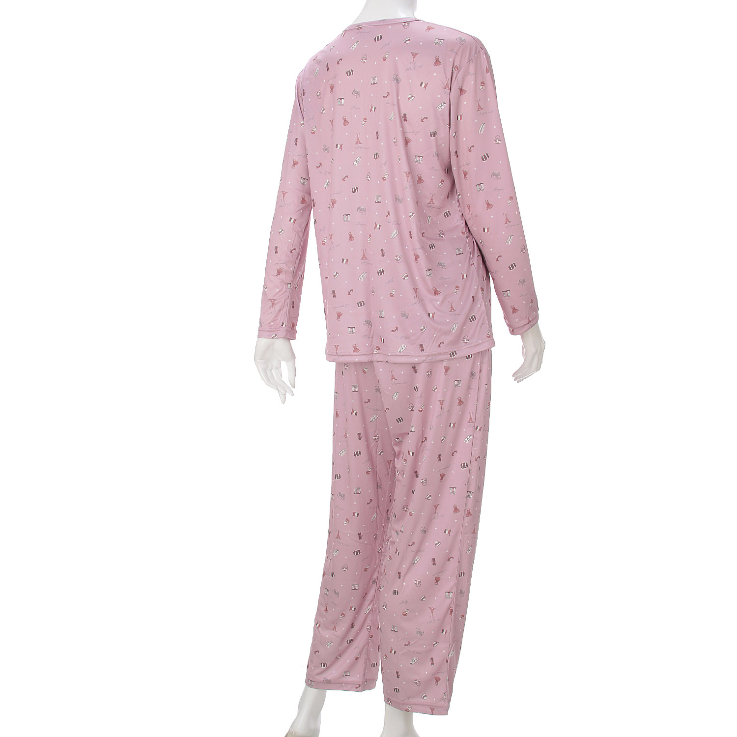 ジョワイユニュイ ポーチ付 携帯パジャマ Tスーツ パリクローゼット - 画像3