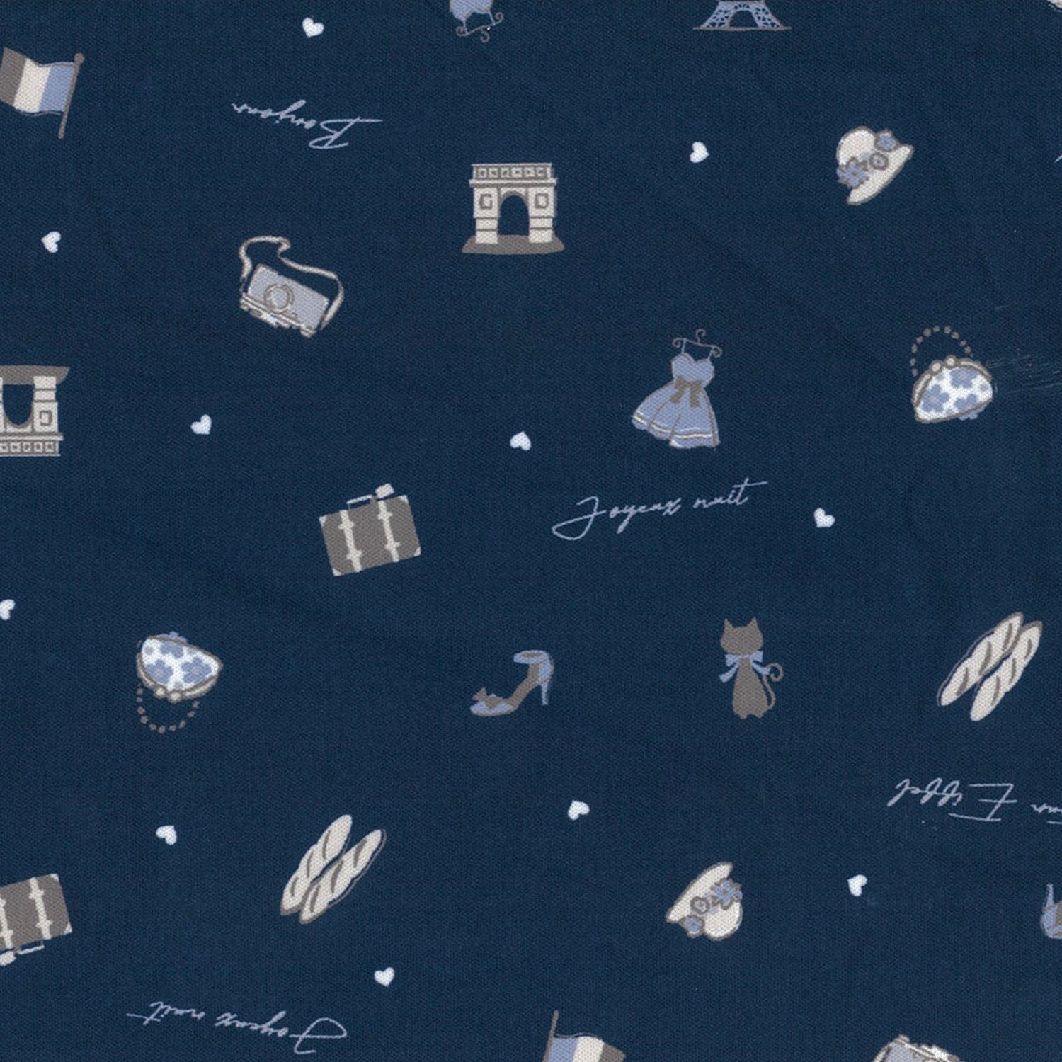 ジョワイユニュイ ポーチ付 携帯パジャマ Tスーツ パリクローゼット - 画像7