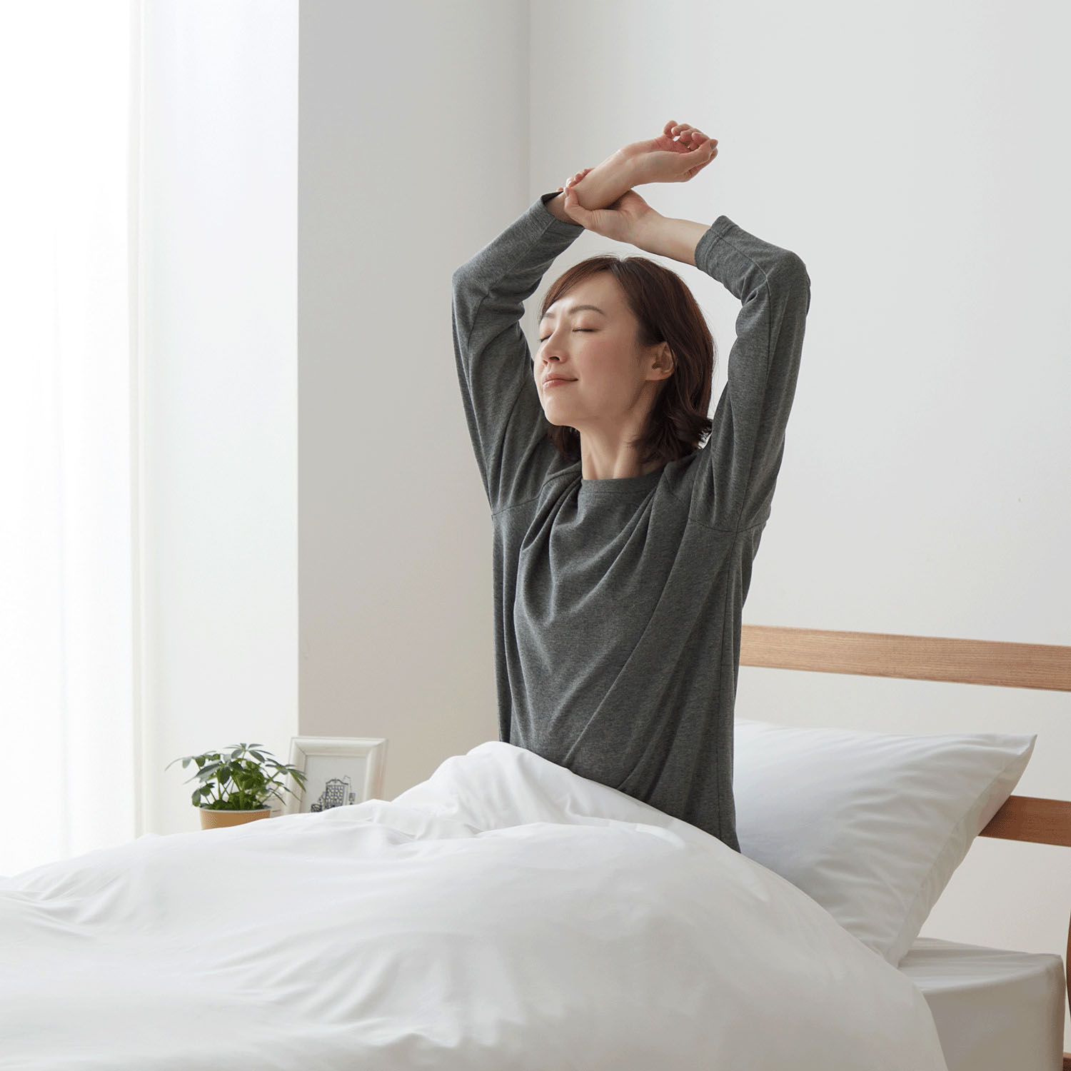 リカバリーケア レディース長袖シャツ