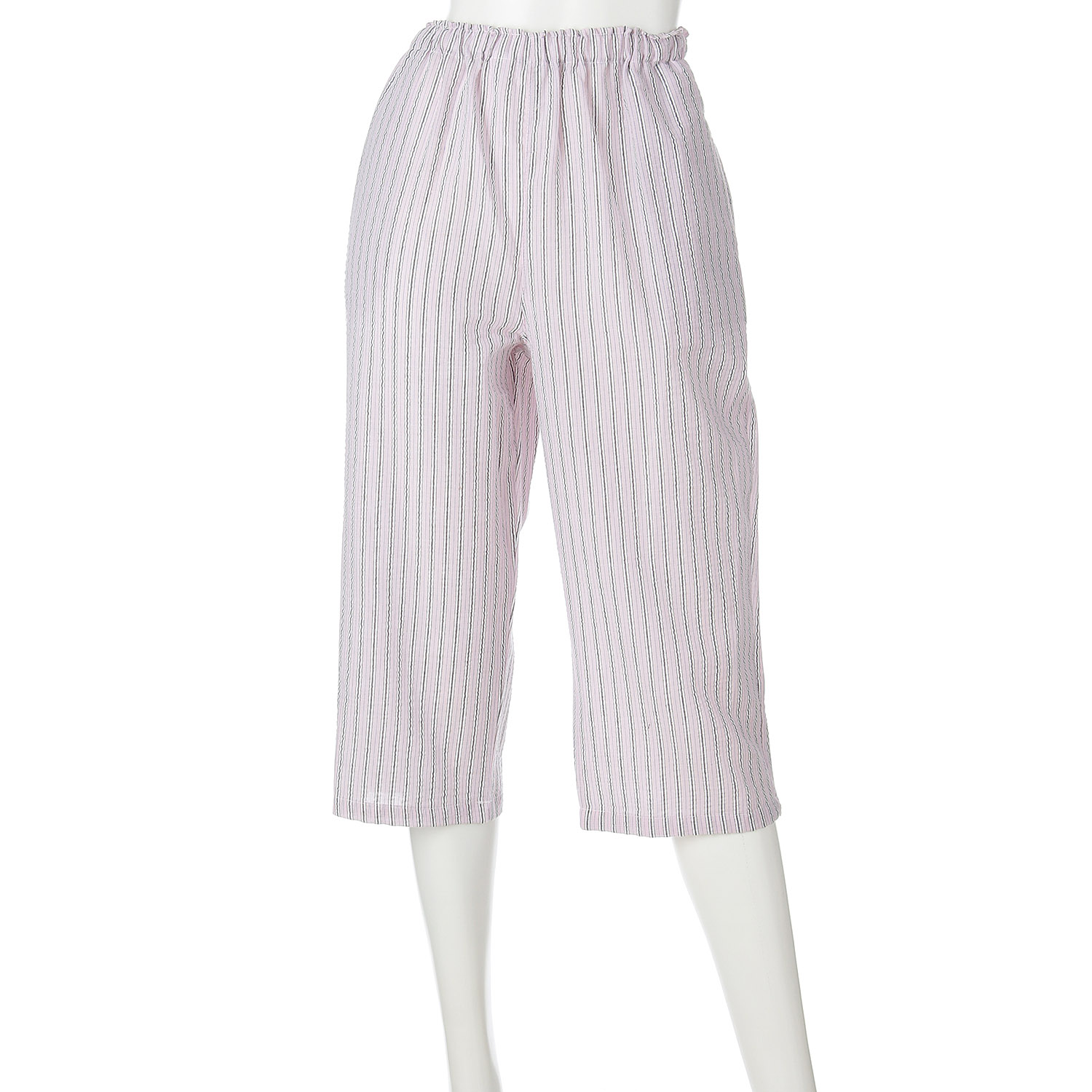 先染めサッカーストライプパンツ - 画像2