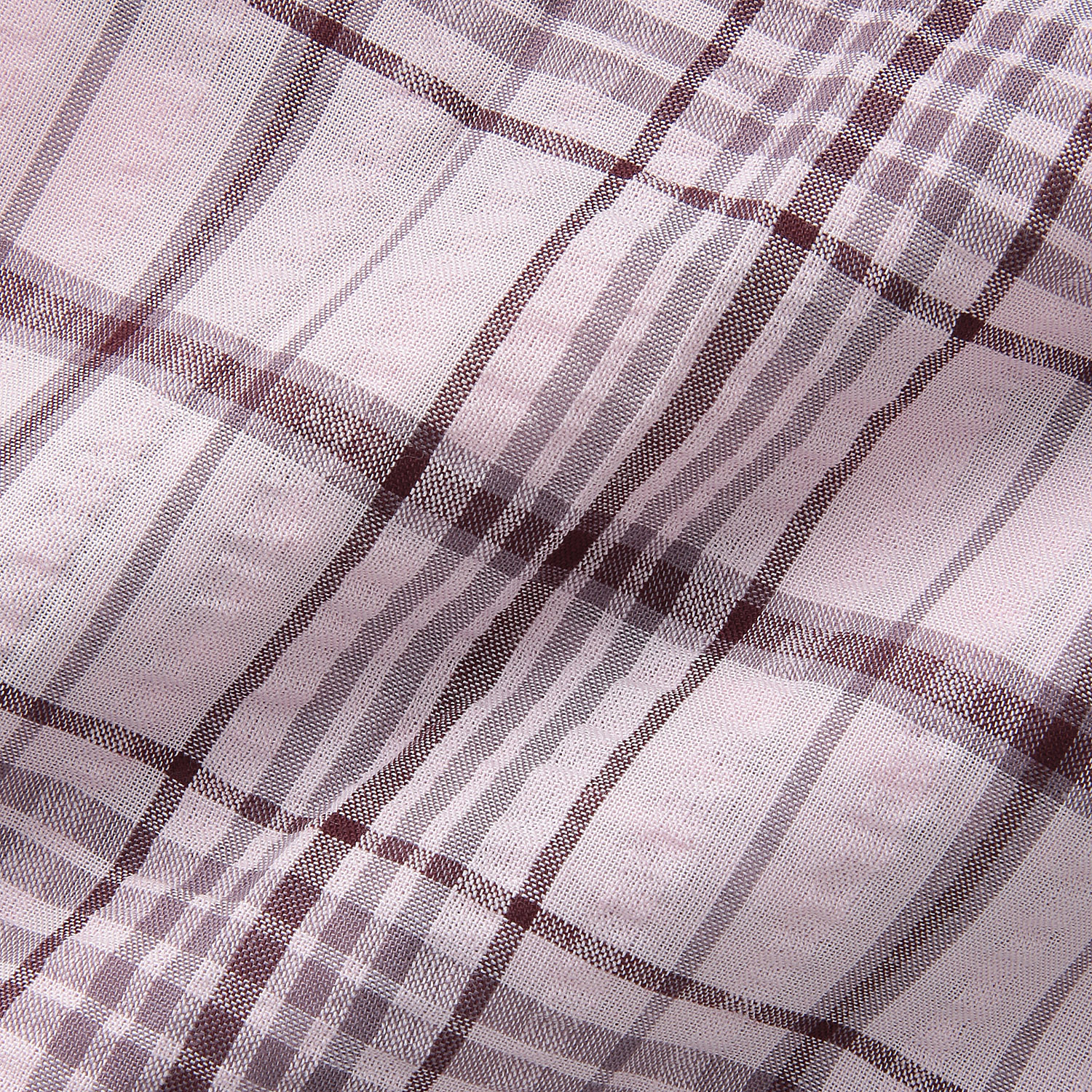 先染めサッカー格子パンツ - 画像4