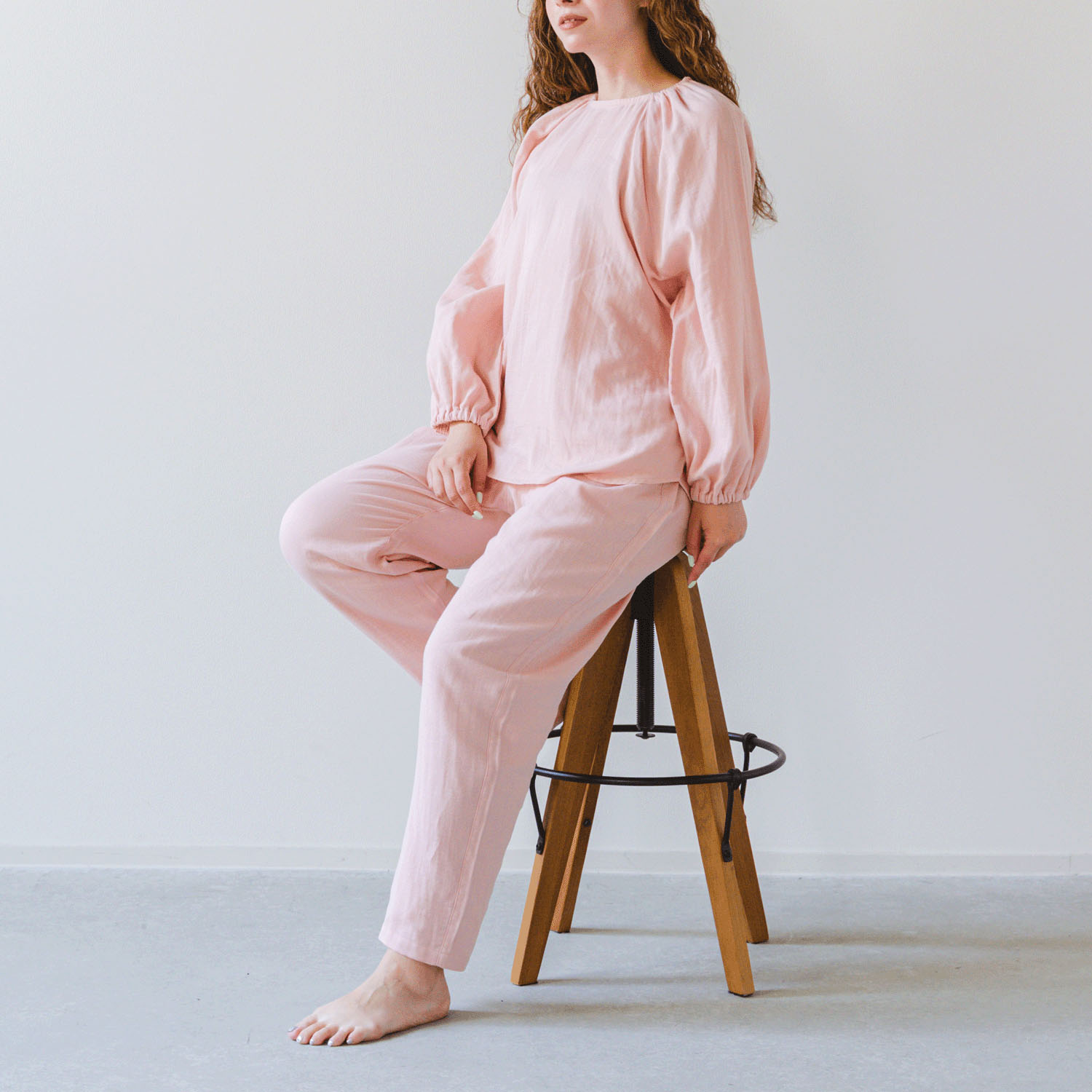 着る保湿クリーム ラグランプルオーバーパジャマ - 画像7