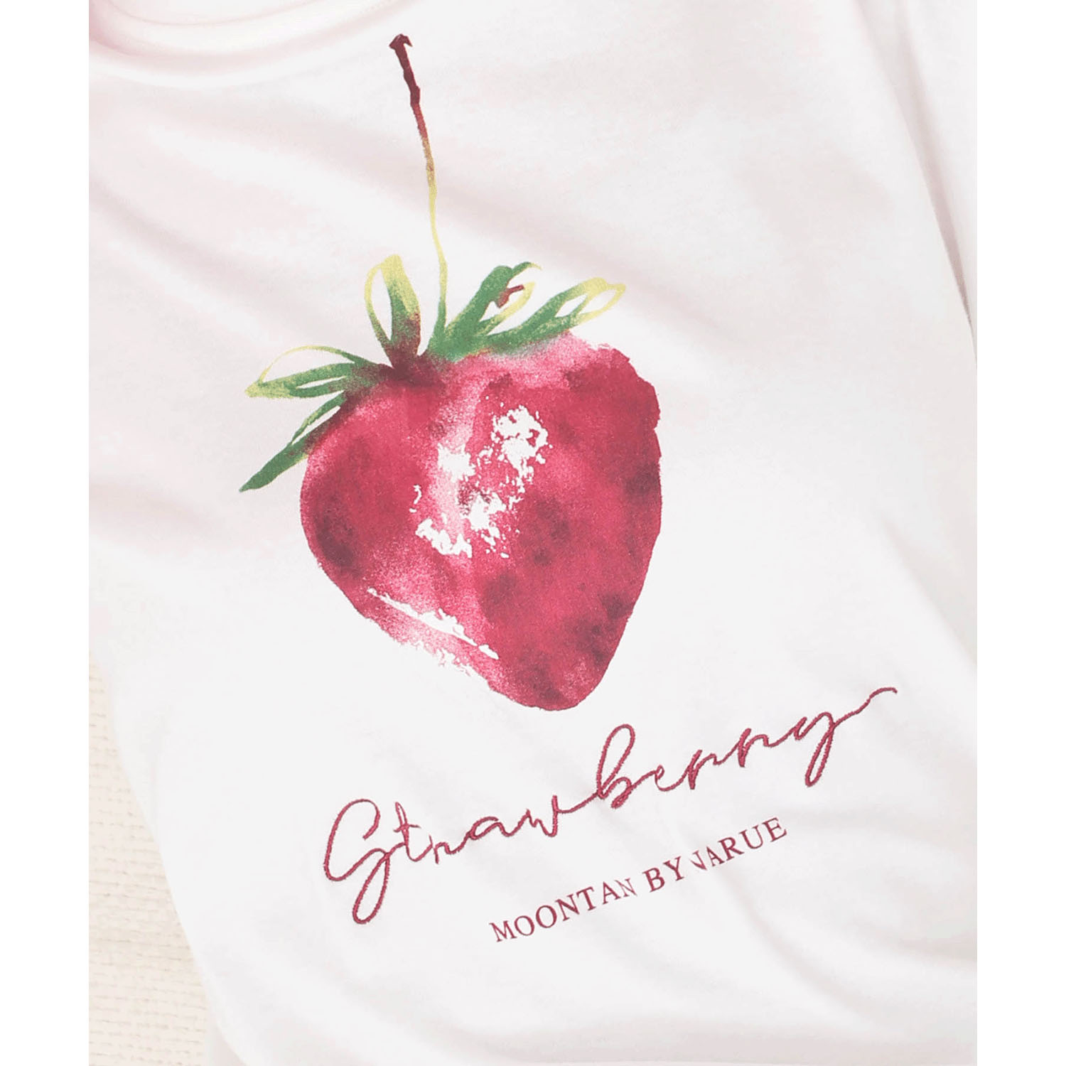 Narue コットンスムースいちごセットアップ - 画像4