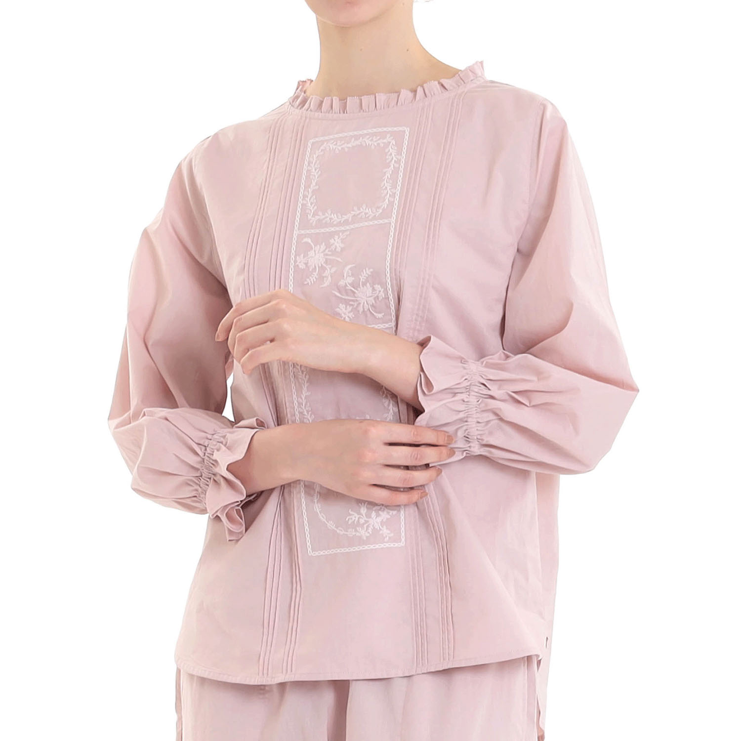 Narue 60ローンフローラピンタックパジャマ - 画像16