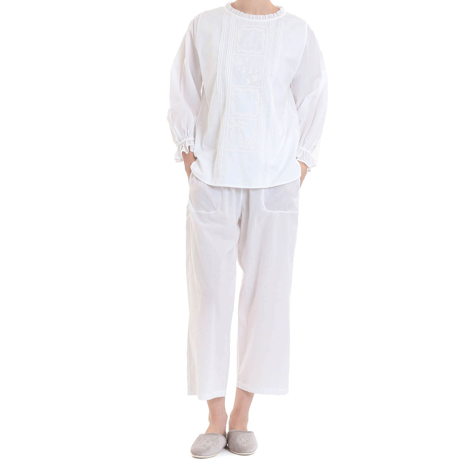 Narue 60ローンフローラピンタックパジャマ - 画像3