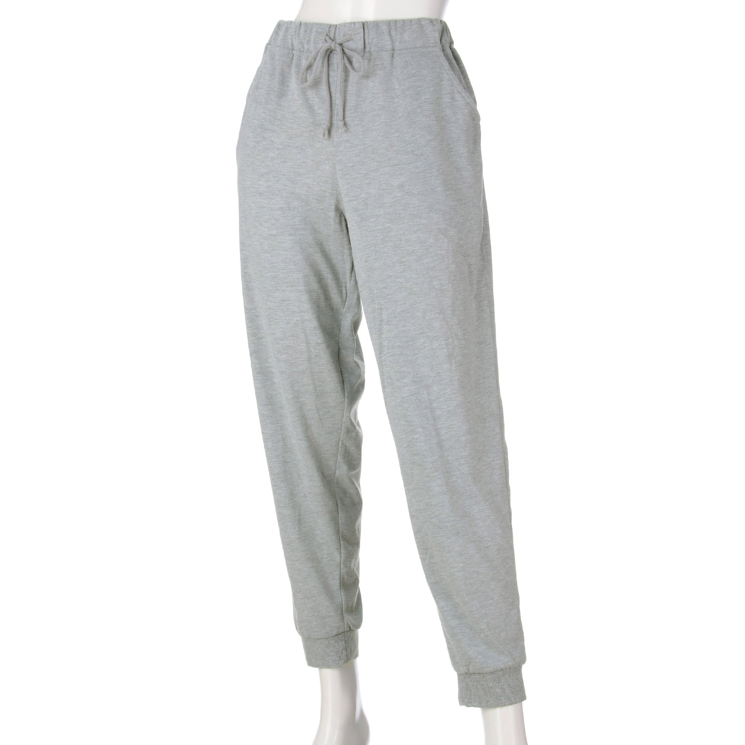 婦人 天竺無地ルームパンツ