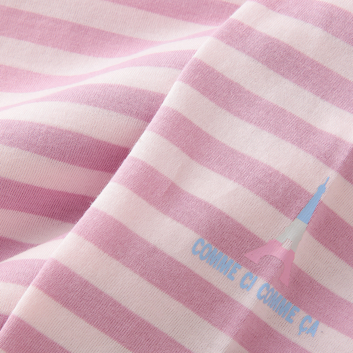 GUNZE コムシコムサ 婦人 ボーダーTスーツ - 画像3