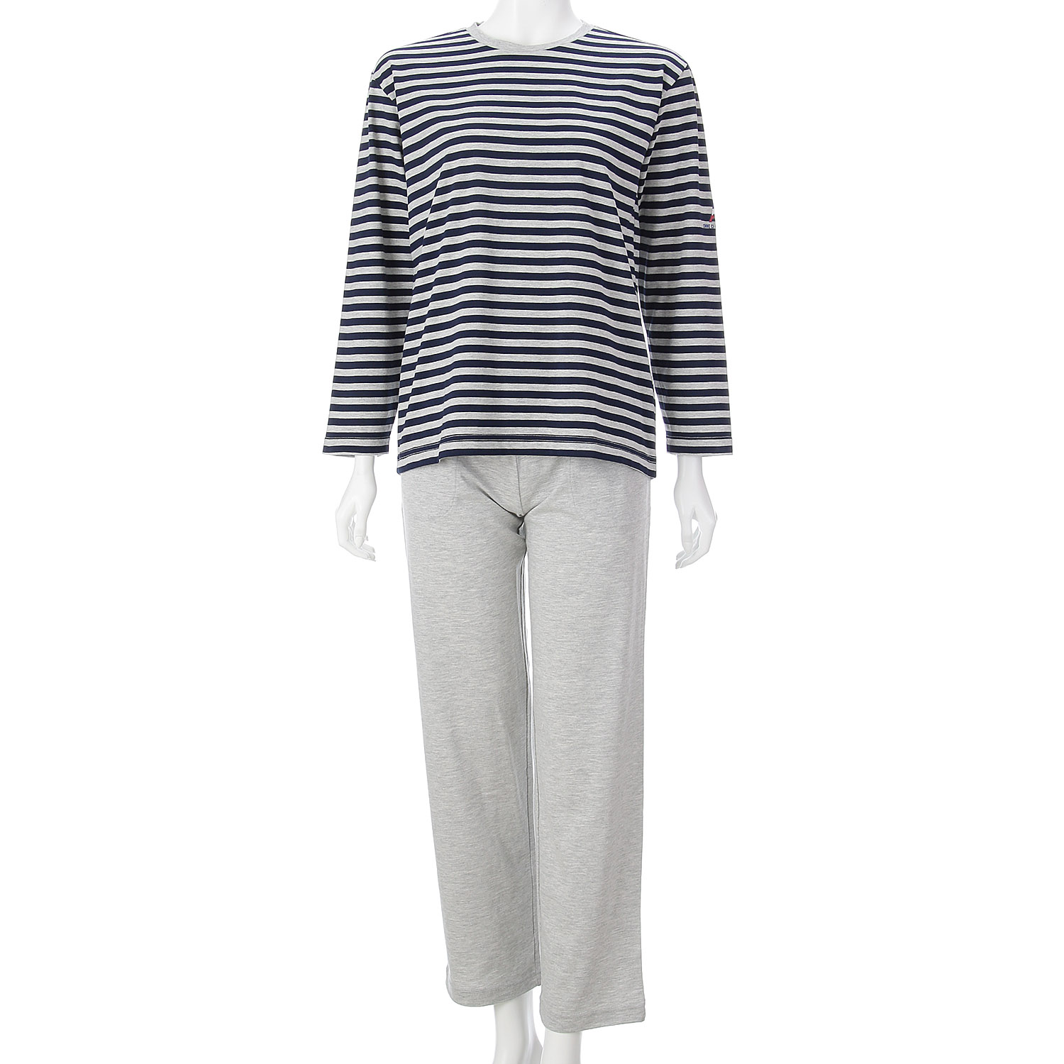 GUNZE コムシコムサ 婦人 ボーダーTスーツ - 画像4