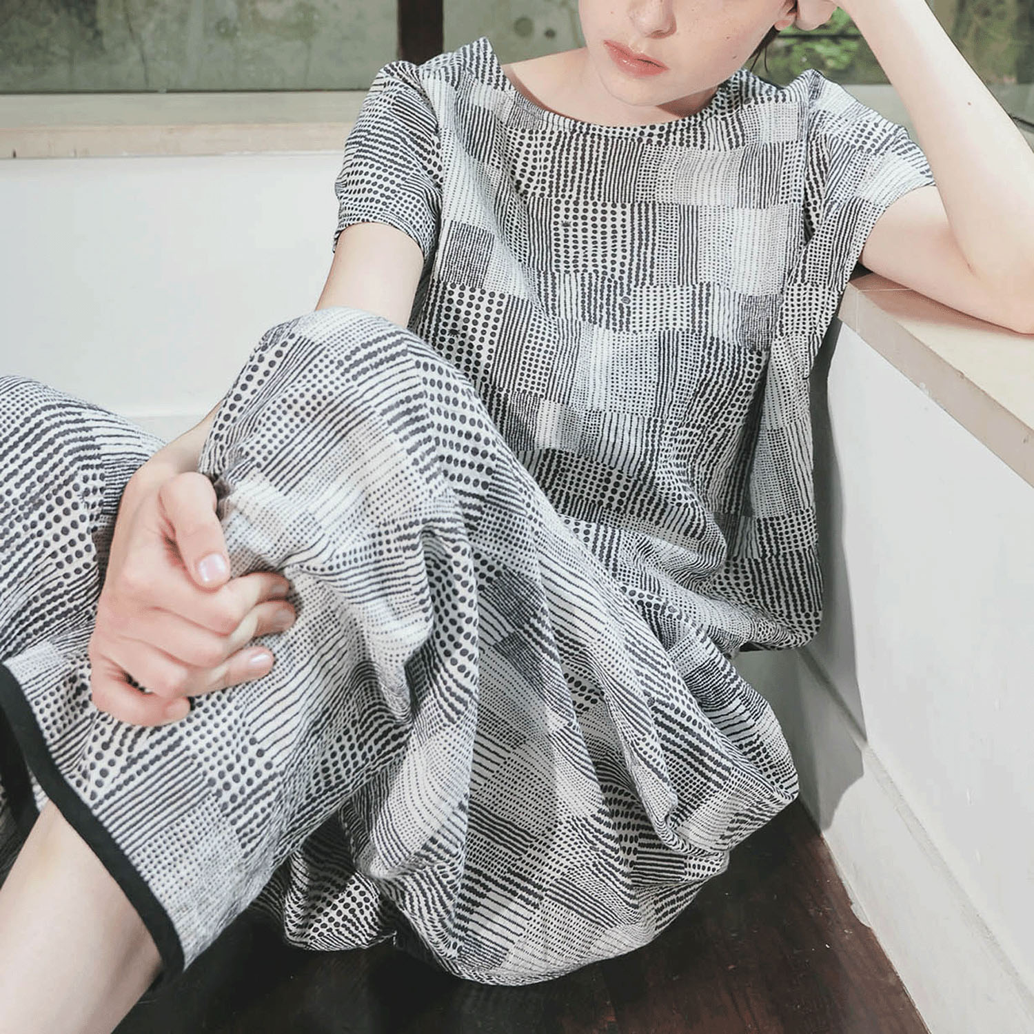 Narue シャーリングボイルさざれセットアップ - 画像10