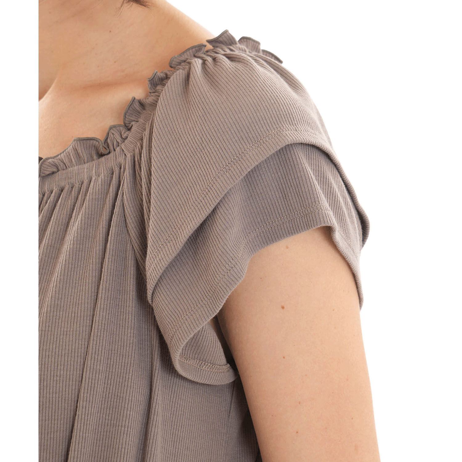 Narue 接触冷感リブニットオールインワン - 画像13