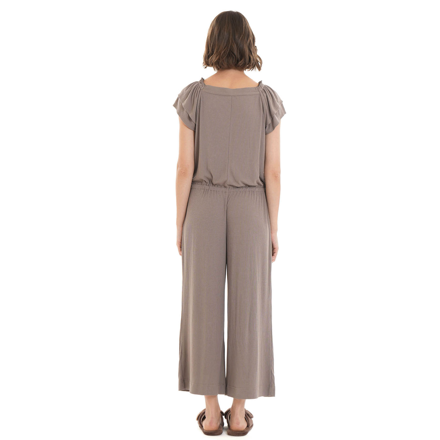 Narue 接触冷感リブニットオールインワン - 画像16