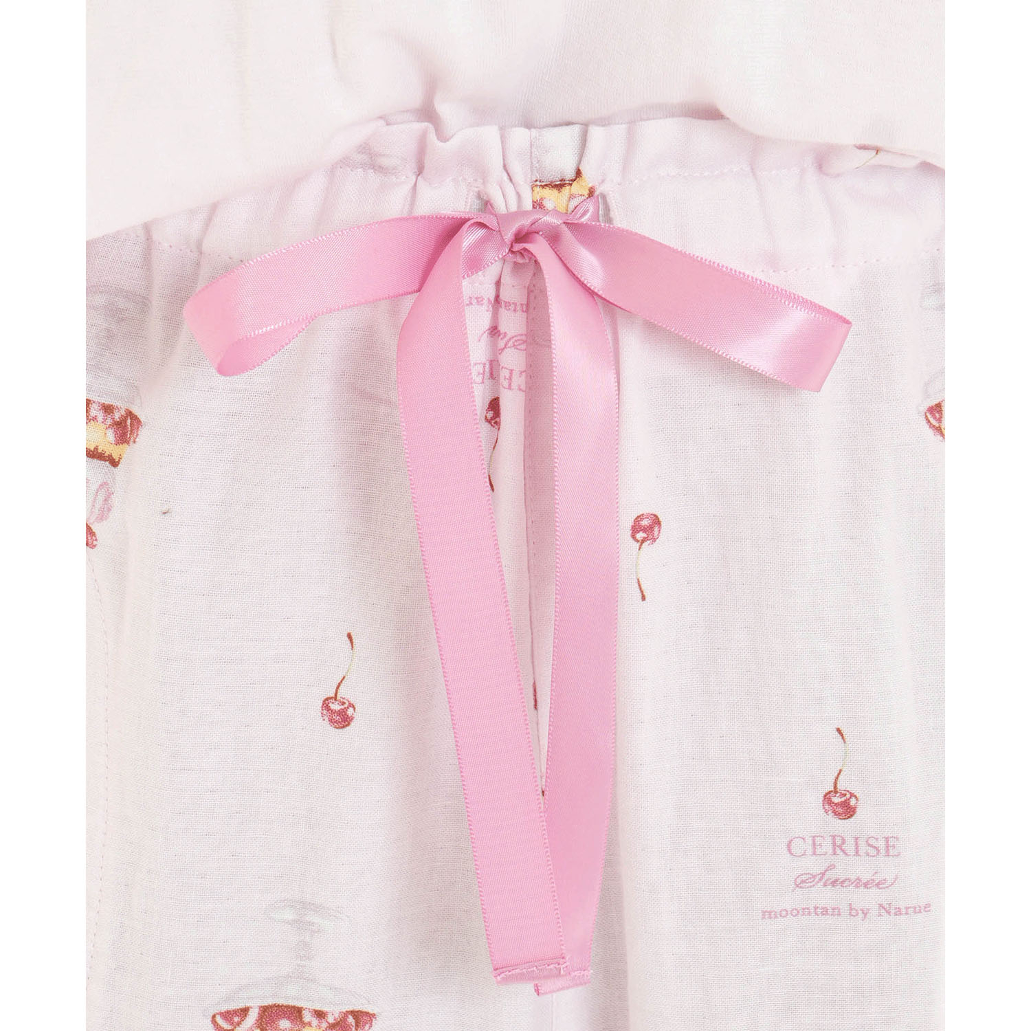 Narue コットンダブルガーゼチェリースイーツセットアップ - 画像14