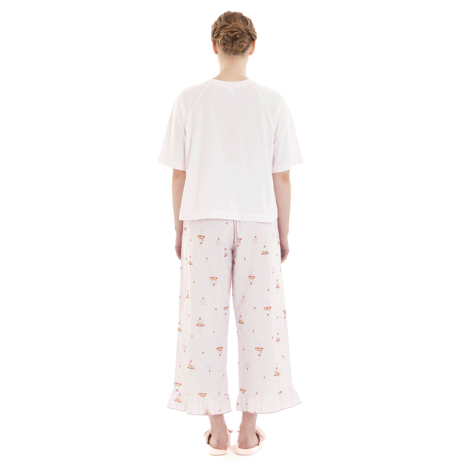 Narue コットンダブルガーゼチェリースイーツセットアップ - 画像16