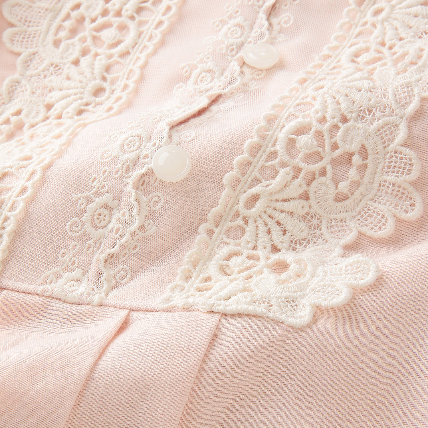 和晒しダブルガーゼワンピース - 画像6